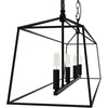 image:imageHunter  Fair Oaks 4Light Luxe Gold Extra Large Chandelier Dimmable Formal Style Linear Shaped for Bedrooms Kitchens Dining Living Rooms  13100Flat Matte Black