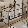 image:imageHunter  Fair Oaks 4Light Luxe Gold Extra Large Chandelier Dimmable Formal Style Linear Shaped for Bedrooms Kitchens Dining Living Rooms  13100Flat Matte Black
