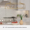 image:imageHunter  Fair Oaks 4Light Luxe Gold Extra Large Chandelier Dimmable Formal Style Linear Shaped for Bedrooms Kitchens Dining Living Rooms  13100Luxe Gold