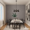 image:imageHunter  Fernando 8Light Matte Black Large Chandelier Dimmable Modern Style Candle Shaped for Bedrooms Kitchens Dining Living Rooms  13089