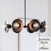 image:imageHunter  Fernando 8Light Matte Black Large Chandelier Dimmable Modern Style Candle Shaped for Bedrooms Kitchens Dining Living Rooms  13089