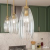 image:imageHunter  Rossmoor 1Light Luxe Gold Mini Pendant Light Dimmable Formal Style Bell Shaped for Bedrooms Kitchens Dining Living Rooms  13160Luxe Gold