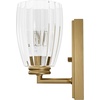 image:imageHunter  Rossmoor 1Light Luxe Gold Small Sconce Light Dimmable Formal Style for Bedrooms Kitchens Foyers Bathrooms  13196