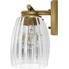 image:imageHunter  Rossmoor 3Light Luxe Gold Medium Size Vanity Light Dimmable Formal Style Bell Shaped for Bedrooms Kitchens Foyers Bathrooms  13204Luxe Gold