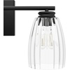 image:imageHunter  Rossmoor 3Light Luxe Gold Medium Size Vanity Light Dimmable Formal Style Bell Shaped for Bedrooms Kitchens Foyers Bathrooms  13204Matte Black