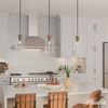 image:imageHunter  Vanning 1Light Noble Bronze Small Pendant Light Dimmable Boho Style Cylinder Shaped for Bedrooms Kitchens Dining Living Rooms  13112Noble Bronze
