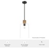 image:imageHunter  Vanning 1Light Noble Bronze Small Pendant Light Dimmable Boho Style Cylinder Shaped for Bedrooms Kitchens Dining Living Rooms  13112Noble Bronze