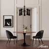 image:imageHunter  Zola 10Light Matte Black Large Chandelier Dimmable Formal Style Pharmacy Shaped for Bedrooms Kitchens Dining Living Rooms  19896