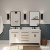 image:imageHunter  Zola 2Light Matte Black Small Sconce Light Dimmable Formal Style for Bedrooms Kitchens Foyers Bathrooms  19826