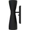 image:imageHunter  Zola 2Light Matte Black Small Sconce Light Dimmable Formal Style for Bedrooms Kitchens Foyers Bathrooms  19826