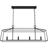 image:imageHunter  Fair Oaks 4Light Luxe Gold Extra Large Chandelier Dimmable Formal Style Linear Shaped for Bedrooms Kitchens Dining Living Rooms  13100Flat Matte Black