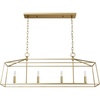 image:imageHunter  Fair Oaks 4Light Luxe Gold Extra Large Chandelier Dimmable Formal Style Linear Shaped for Bedrooms Kitchens Dining Living Rooms  13100Luxe Gold