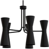 image:imageHunter  Zola 10Light Matte Black Large Chandelier Dimmable Formal Style Pharmacy Shaped for Bedrooms Kitchens Dining Living Rooms  19896