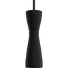 image:imageHunter  Zola 1Light Matte Black Mini Pendant Light Dimmable Formal Style Pharmacy Shaped for Bedrooms Kitchens Dining Living Rooms  19827