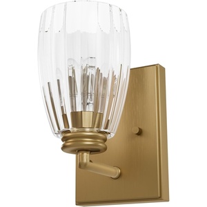 image:imageHunter  Rossmoor 1Light Luxe Gold Small Sconce Light Dimmable Formal Style for Bedrooms Kitchens Foyers Bathrooms  13196