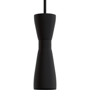 image:imageHunter  Zola 1Light Matte Black Mini Pendant Light Dimmable Formal Style Pharmacy Shaped for Bedrooms Kitchens Dining Living Rooms  19827
