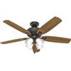 image:imageAmberlin Indoor Ceiling Fan with LED Light and Pull Chain Control