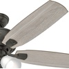 image:imageAmberlin Indoor Ceiling Fan with LED Light and Pull Chain Control