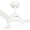 image:imageCasablanca Fan 56 inch Ceiling Fan with Light and Remote Outdoor or Indoor White Ceiling Fan for Porch Living Room Office Kitchen Garage 3 Blades Renewed