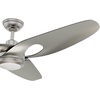image:imageCasablanca Fan 60 inch Ceiling Fan with Light and Remote Outdoor or Indoor Brushed Nickel Ceiling Fan for Porch Living Room Office Kitchen Garage 3 Blades Renewed