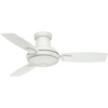 image:imageCasablanca Verse Outdoor or Indoor Ceiling Fan 44 inch Maiden Bronze  with LED Light and Remote Control Standard Mount 3 Blades For Living Room Patio Porch Garage 59154Snow White