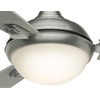 image:imageCasablanca Verse Outdoor or Indoor Ceiling Fan 44 inch Maiden Bronze  with LED Light and Remote Control Standard Mount 3 Blades For Living Room Patio Porch Garage 59154Brushed Nickel