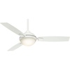 image:imageCasablanca Verse Outdoor or Indoor Ceiling Fan 44 inch Maiden Bronze  with LED Light and Remote Control Standard Mount 3 Blades For Living Room Patio Porch Garage 59154Snow White