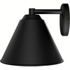 image:imageHunter  Aeronaut 1Light Matte Black Outdoor Wall Light Dimmable Modern Style Cone Shaped for Bedrooms Kitchens Dining Living Rooms  46030