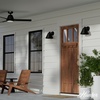 image:imageHunter  Aeronaut 1Light Matte Black Outdoor Wall Light Dimmable Modern Style Cone Shaped for Bedrooms Kitchens Dining Living Rooms  46030