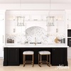 image:imageHunter  Astwood 4Light Brushed Nickel Medium Size Chandelier Dimmable Caged Style Drum Shaped for Bedrooms Kitchens Dining Living Rooms  19117Brushed Nickel