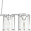 image:imageHunter  Astwood 5light Brushed Nickel Large Chandelier Dimmable Caged Style Linear Shaped for Bedrooms Kitchens Dining Living Rooms  48012