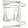 image:imageHunter  Astwood 6Light Polished Nickel Large Chandelier Dimmable Caged Style Drum Shaped for Bedrooms Kitchens Dining Living Rooms  19000