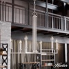 image:imageHunter  Bearden 6Light Brushed Nickel Large Chandelier Dimmable Candle Shaped for Bedrooms Kitchens Dining Living Rooms  19621