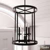 image:imageHunter  Briargrove 3light Matte Black Medium Size Chandelier Dimmable Formal Style Cylinder Shaped for Bedrooms Kitchens Dining Living Rooms  19696