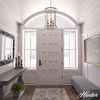 image:imageHunter  Briargrove 3light Modern Brass Medium Size Chandelier Dimmable Formal Style Cylinder Shaped for Bedrooms Kitchens Dining Living Rooms  19697