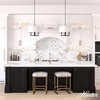 image:imageHunter  Briargrove 4Light Matte Black Transitional Style Dimmable Large Chandelier for Bedrooms Kitchens Dining Living Rooms  19702
