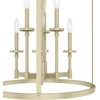 image:imageHunter  Briargrove 6light Modern Brass Medium Size Chandelier Dimmable Formal Style Cylinder Shaped for Bedrooms Kitchens Dining Living Rooms  19699