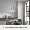 image:imageHunter  Briargrove 8light Modern Brass Large Chandelier Dimmable Formal Style Candle Shaped for Bedrooms Kitchens Dining Living Rooms  19053