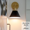 image:imageHunter  Carrington Isle 1Light Matte Black Small Sconce Light Dimmable Casual Style for Bedrooms Kitchens Foyers Bathrooms  13166