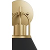 image:imageHunter  Carrington Isle 1Light Matte Black Small Sconce Light Dimmable Casual Style for Bedrooms Kitchens Foyers Bathrooms  13166