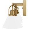 image:imageHunter  Carrington Isle 3Light Luxe Gold Medium Size Vanity Light Dimmable Casual Style for Bedrooms Kitchens Foyers Bathrooms  13170