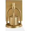 image:imageHunter  Carrington Isle 3Light Luxe Gold Medium Size Vanity Light Dimmable Casual Style for Bedrooms Kitchens Foyers Bathrooms  13170