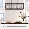 image:imageHunter  Chevron 6light Rustic Iron Extra Large Chandelier Dimmable Linear Shaped for Bedrooms Kitchens Dining Living Rooms  19373