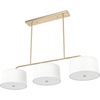 image:imageHunter  Cottage Hill 6light Alturas Gold Extra Large Chandelier Dimmable Linear Shaped for Bedrooms Kitchens Dining Living Rooms  19897