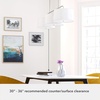 image:imageHunter  Cottage Hill 6light Brushed Nickel Extra Large Chandelier Dimmable Linear Shaped for Bedrooms Kitchens Dining Living Rooms  19182Brushed Nickel