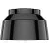 image:imageHunter  Cranbrook 1Light Matte Black Medium Size Flush Mount Light Dimmable Modern Style Bell Shaped for Bedrooms Kitchens Foyers Bathrooms  19023Matte Black Finish