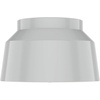 image:imageHunter  Cranbrook 1Light Matte Black Medium Size Flush Mount Light Dimmable Modern Style Bell Shaped for Bedrooms Kitchens Foyers Bathrooms  19023White