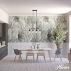 image:imageHunter  Cypress Grove 4Light Natural Black Iron Large Chandelier Dimmable Transitional Style Linear Shaped for Bedrooms Kitchens Dining Living Rooms  19184Natural Iron
