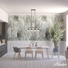 image:imageHunter  Cypress Grove 4Light Natural Black Iron Large Chandelier Dimmable Transitional Style Linear Shaped for Bedrooms Kitchens Dining Living Rooms  19184Onyx Bengal