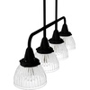 image:imageHunter  Cypress Grove 4Light Natural Black Iron Large Chandelier Dimmable Transitional Style Linear Shaped for Bedrooms Kitchens Dining Living Rooms  19184Natural Iron